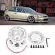 thumbnail image 5 of Quick Release Steering Wheel, Silver CNC Aluminum Alloy Racing Wheel With Mounting Accessory For Professional Use, 5 of 8