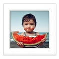 thumbnail image 5 of White on White Double Photo Mat 20x20 for 8x8 Photos - Fits 20x20 Frame, 5 of 9