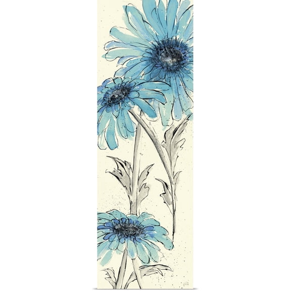 Great BIG Canvas | Rolled Chris Paschke Poster Print entitled Daisy Dreams II