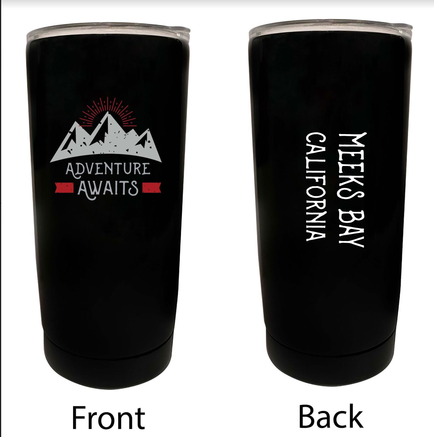 Meeks Bay California Souvenir 16 oz Stainless Steel Insulated Tumbler