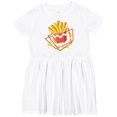thumbnail image 3 of Inktastic French Fries for Summer Girls Toddler Dress, 3 of 5