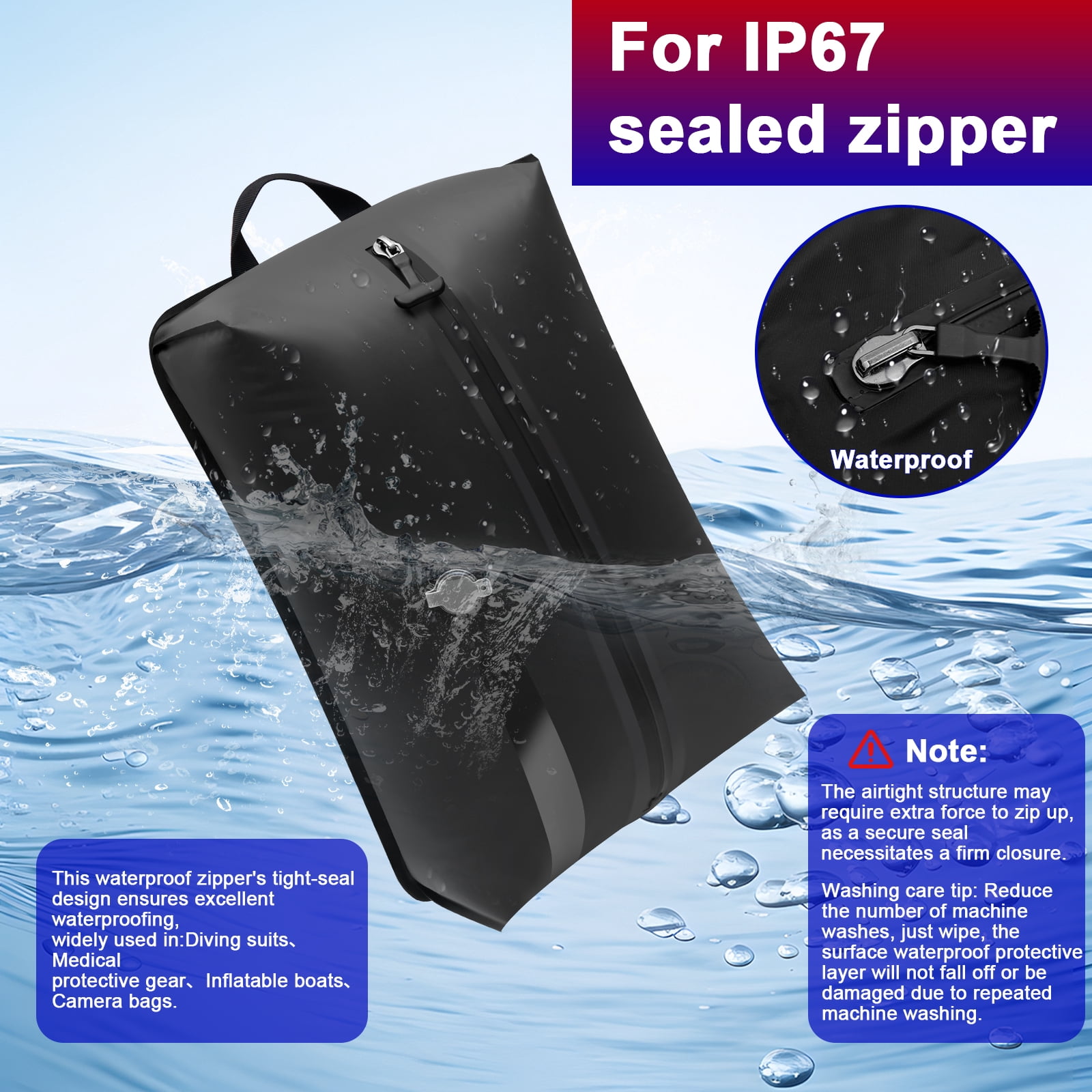 Vacuum Seal Bag for Traveling with Rechargeable Pump 17L Compression Packing Cube for Carry On Suitcase and Backpack Reusable IP67 Waterproof Vacuum Storage Bag 2 Pack