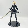 thumbnail image 1 of 28CM NieR:Automata 2B Anime Girl figura YoRHa No.2 tipo B figura de acción NieR YoRHa 2B estatuilla modelo coleccionable muñeca juguetes regalos Gong Bohan LED, 1 of 2