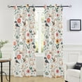 thumbnail image 5 of Blackout Curtains Window Curtain for Bedroom Living Room 1 Panel 82"x42" Cute Birds and Sunflowers, 5 of 8