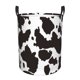 thumbnail image 1 of Balery Cow Skin 2 Cesta de ropa redonda con asas, impermeable, independiente, para ropa, juguetes, dormitorio y familia-Medium, 1 of 6