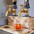 thumbnail image 4 of Billuyoard Dispensador de alcohol, soportes simples para dispensación de cerveza, dispensadores de bebidas para Bar en casa, restaurante, soporte para Barra de herramientas Salida doble Billuyoard HA044900-01, 4 of 6