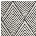 thumbnail image 5 of SAFAVIEH Micro-Loop Horatio Diamond Trellis Wool Area Rug, Charcoal/Ivory, 6' x 9', 5 of 7