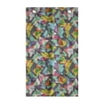 thumbnail image 1 of Abstract Hanging Pocket Organizer, Contemporary Complex Geometric Fractal Psychedelic Poly Hipster Graphic, Printed Polyester Storage Bag with Pockets, 21" x 31", Multicolor, 1 of 2