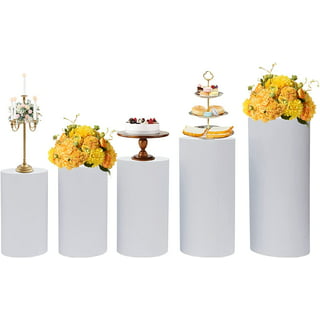 Acrylic Rectangle Flower Stand Pedestal