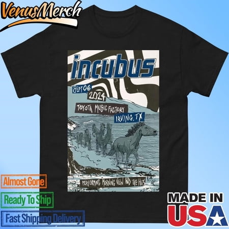 Incubus At Toyota Music Factory In Irving Tx On Sept 6 2024 Poster Shirt