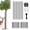 48" Tall 6 Pack, variant on Tree Trunk Protector, 12 Pcs Metal Tree Guards Trunk Protector with Glove & Metal Stakes & Zip Ties, 6 Pack Mesh Tree Bark Protector, Plant Protectors from Deer Animals Mowers Trimmers