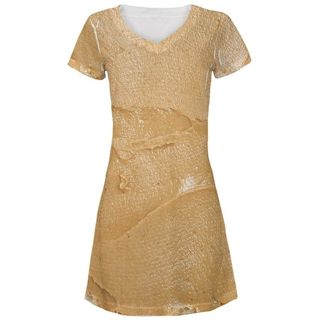 Costume de Sandwich au Beurre d'Arachide d'Halloween pour Juniors Robe de Plage