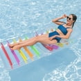 thumbnail image 5 of Bestway: High Fashion Folding Lounge Chair - Inflatable Transforming Design: Air Armchair Or Pool Float w/ Headrest, Water Play, Clear & Bright Colors, 5 of 10