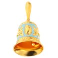 thumbnail image 3 of Retro Golden Hand Bell for Daily Use Zinc Alloy Clear Sound 3.5 Inches, 3 of 8