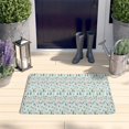 thumbnail image 2 of Light Blue Christmas Tree Flannel Non Slip Door Rugs,Washable Door Mats Indoor,Decorative Door Mats,Dirt-Resistant and Absorbent Doormat for Entrance,Bedroom,Kitchen,Bathroom,23.5"x16", 2 of 5