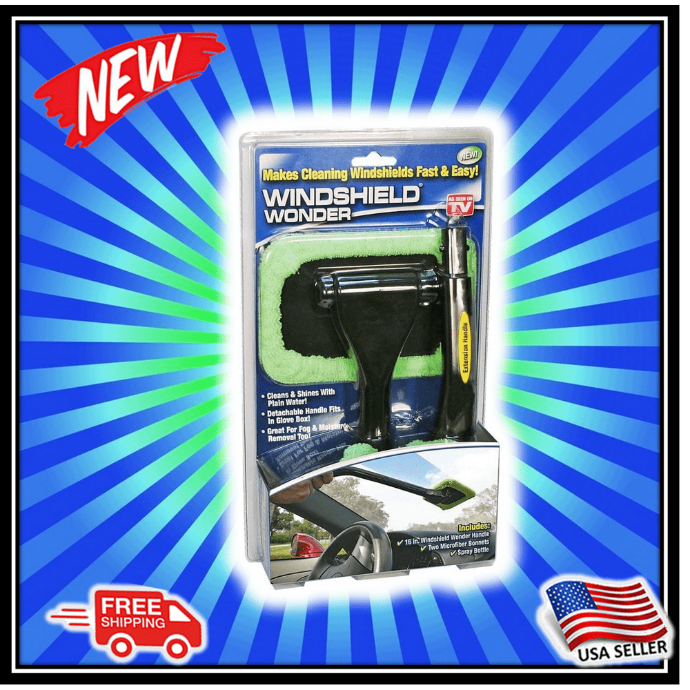 Windshield Wonder Microfiber Long Handled Cleaning Tool BRAND NEW