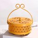 thumbnail image 4 of Soporte y tapa de quemador perfecl ignífugo de hierro para acampar senderismo patio jardín amarillo, 4 of 8