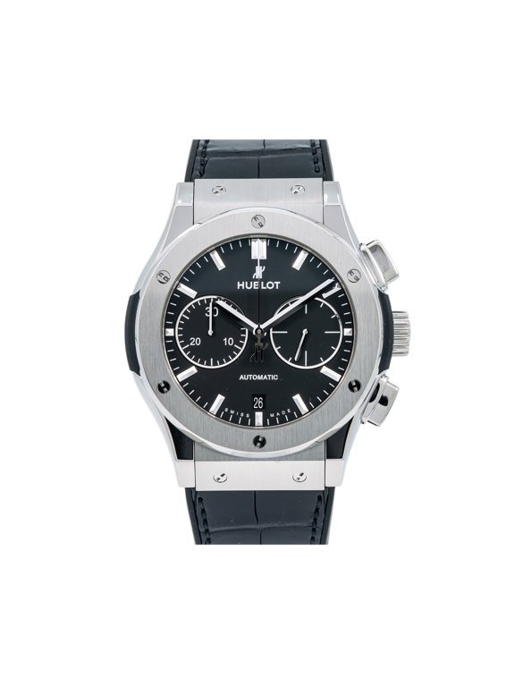 Pre-Owned Hublot Classic Fusion Chronograph 521.NX.1181.LR 45mm Black Dial