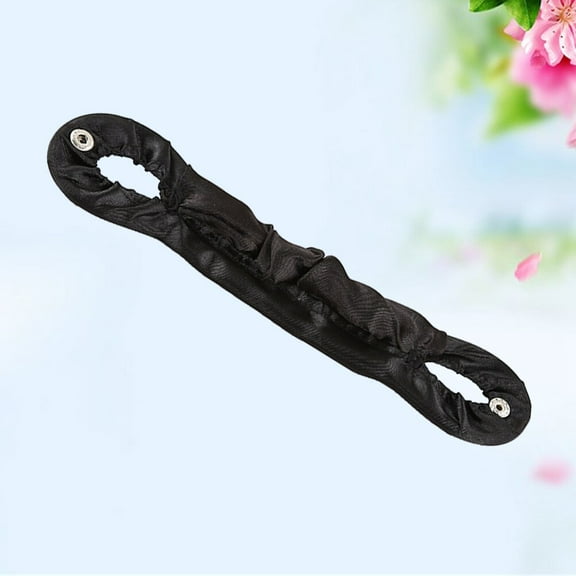 IBASETOY Hair Bun Clip Black Donut Bun Maker Easy to Use Hair Styling Tool