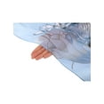 thumbnail image 5 of INSPIRE CHIC Women's Floral Chiffon Scarf, Lotus Lightweight Soft Sheer Long Head Wrap Shawl Scarves for All Season 59.1x18.9" Blue, 5 of 6