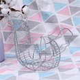 thumbnail image 5 of Metal Wire Egg Baskets for Eggs, Chicken Shaped Egg Holder, Rustic Round Baskets Gathering Egg with, 5 of 5