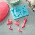 thumbnail image 2 of 6 Pack: Fashion Silicone Fondant Mold by Celebrate It®, 2 of 4