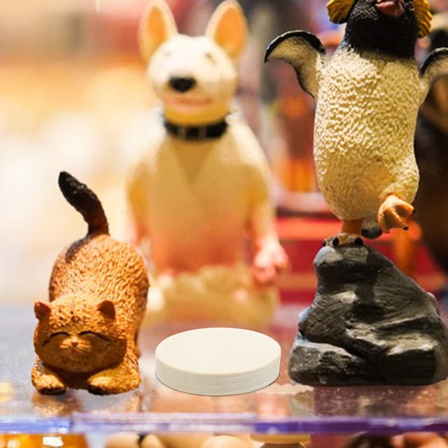 COMPUKAS 50Set Action Figure Stand Bases Constructed With Wood For Professional Makers In Model Display