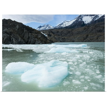 Great Chili Poster Great BIG Canvas | Rolled Keith Levit Poster Print entitled Southern Patagonian Ice Field, Torres del Paine, Chile ()