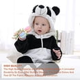 thumbnail image 4 of Mameluco de bebé unisex Invierno y otoño Mono de franela Animal Cosplay Trajes Panda BANYUO Electrónica, 4 of 5
