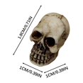 thumbnail image 3 of Uutvmp Halloween Small Skeleton Head Flower Pot Decoration Courtyard Sculpture, Flower Pot Paving Stone Decoration, 40pcs, 3 of 9