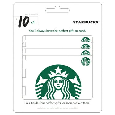 Starbucks $40 Premium Novelty (4 Pack)