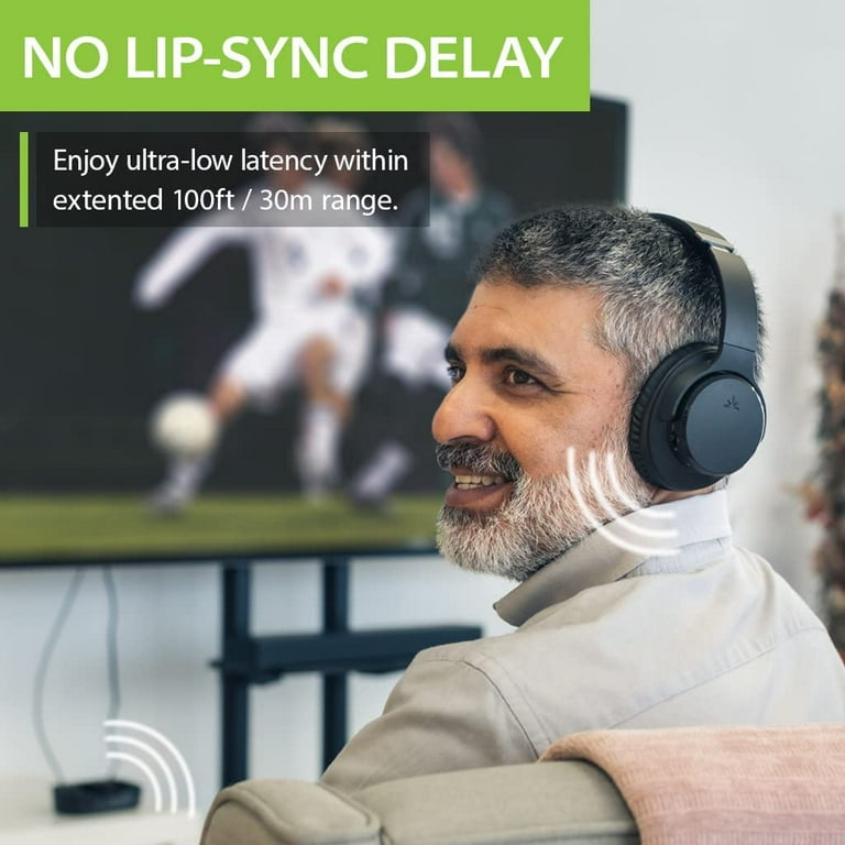 Sync headphones online to tv