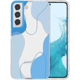 thumbnail image 2 of WWS-Compatible with Samsung Galaxy S22 Plus Case, Soft Shaped Art Design with Built-in Bumper Protective Phone Case, Cute Slim TPU Cover Designed for Samsung Galaxy S22 Plus Case,Blue, 2 of 4