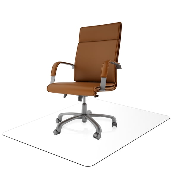 PVC Clear Office Chair Mat for Hardwood Floor,36"x48"Clear Mat for Desk Chair