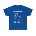 thumbnail image 2 of I'm Not Yelling I'm Italian Italy Flag T-Shirt, 2 of 2