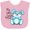 AD-Pink, variant on Inktastic My 1st Easter Cuddly Blue Bunny Boys or Girls Baby Bib