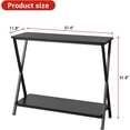 thumbnail image 2 of 2-Tier Narrow Console Table, Small Entryway Table,  Side Table for Behind Couch or Wall, Display Table for Hallway, Bedroom, Living Room, 2 of 7