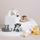 thumbnail image 4 of Juguete coleccionable BEEMAI Cat Stands Series, caja ciega de 1 pieza, 4 of 9