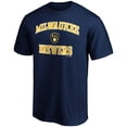 thumbnail image 2 of Men's Fanatics Navy Milwaukee Brewers Heart & Soul T-Shirt, 2 of 3