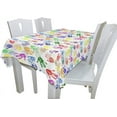 thumbnail image 3 of Coolnut 60"x108" Childish Hands Print Tablecloth, Modern Table Cover for Home Decoration, Spill Proof Cloth Washable for Dinner Picnic, 3 of 6