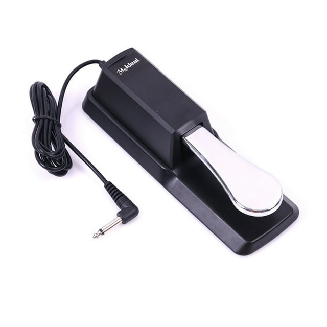 Meideal SP50 Universal Piano Sustain Pedal - Durable Metal & ABS Construction for Electronic Keyboards, Electric Pianos, and Musical Instruments - Smooth Consistent Effect, Cross-Platform Compatible,