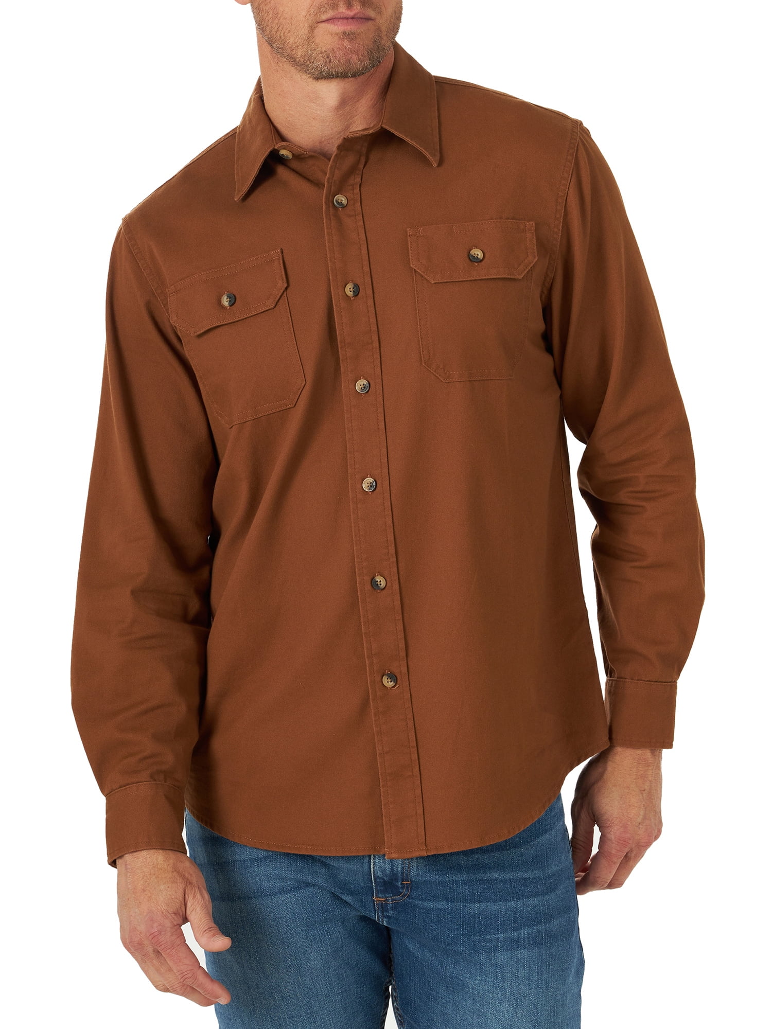 Wrangler® Men's Epic Soft™ Flex Twill Shirt