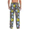 thumbnail image 3 of Xecao Geometric Men's Straight Lounge Pajama Pants: The Ultimate in Comfortable Sleepwear, 3 of 9