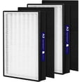 thumbnail image 1 of 2 Pack A2 H13 HEPA Replacement Filter Compatible with 3M Filtrete Room Air Purifier Models FAP-C02-A2, FAP-C03-A2, FAP-T03-A2, Part # 1150101, 1 of 8