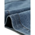 thumbnail image 5 of DARING DIVA Plus Size Button Front Strap Suspender Jean Skirt 1X Gray Blue, 5 of 6