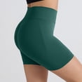 thumbnail image 2 of Women's High Waisted Seamless Biker Shorts Butt Lift Stretchy Workout Shorts, 2 of 6