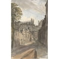 thumbnail image 2 of Dr. William Crotch 11x14 Black Ornate Wood Framed Double Matted Museum Art Print Titled: St. George's Chapel and the Castle Wall from Bier Lane, July 18, 1832, 1 Pm (1832), 2 of 5