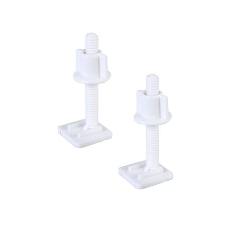 

Homemaxs Toilet Screws Replacement Bolts Bolt Hinge Screw Partsnuts Universal Hinges Set Topfixing White Seats Mount Screws