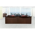 thumbnail image 6 of Legacy Double Box File Pedestal Reception Desk- Java, 6 of 8