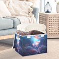 thumbnail image 4 of Iauyy Large Storage Box with Lid - Foldable Home Storage Bins for Clothes Toy Holiday Decor, Deep-sea Jellyfish (42*32*30cm), 4 of 6